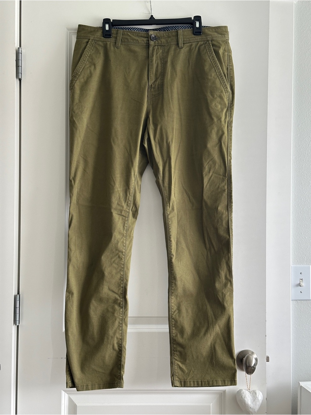 Prana Olive Green Men's Chino Pants